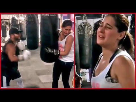 Nargis Fakhri boxing practice in US for upcoming movie | have a look