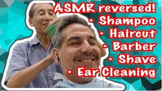 ASMR Japanese Barber BAIKADOU: Camera POV (Binaural Video! 55 Years Experience!)