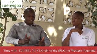 Daniel Yevugah of the PLC Western Togoland @ Ewenyigba TV