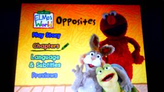 Sesame Street- Elmos World Opposites