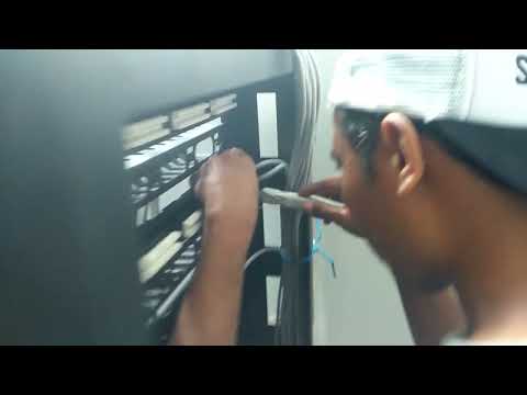 Proses perapian dan pengonekan kabel data di swithap #pejuangreceh #kuliproyek @suparjo0719