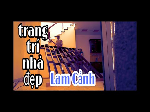 Vách ngăn gỗ cầu thang - vách ngăn phòng khách được anh thợ mộc làm ntn