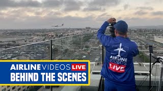 Behind the Scenes of Airline Videos Live at LAX