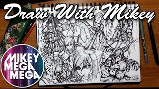 Erza Scarlet Poses & I Hate Anime Filler Episodes - Draw With Mikey 14