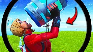 *ONE in 1 BILLION* LUCKIEST SNIPE EVER! - Fortnite Funny Fails and WTF Moments! #505