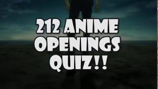 212 Anime Openings Quiz!!