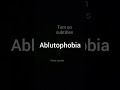 Ablutophobia | Meaning | Causes | Symptoms | Treatment