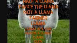 The Llama Song W Lyrics