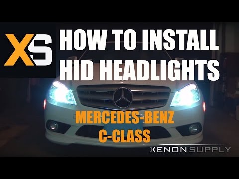 DIY HID Xenon Install: Mercedes Benz C-Class 250/350 2007+