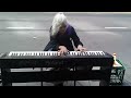 Natalie: Iconic Melbourne Piano Street Performer. [Untitled original piece.] (21/1/2014)