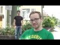 An den Laternenpfahl geklebt - Bestrafung