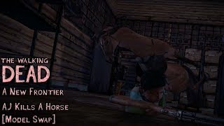 Walking Dead Season 3 - Aj Kills A Horse Model Swap