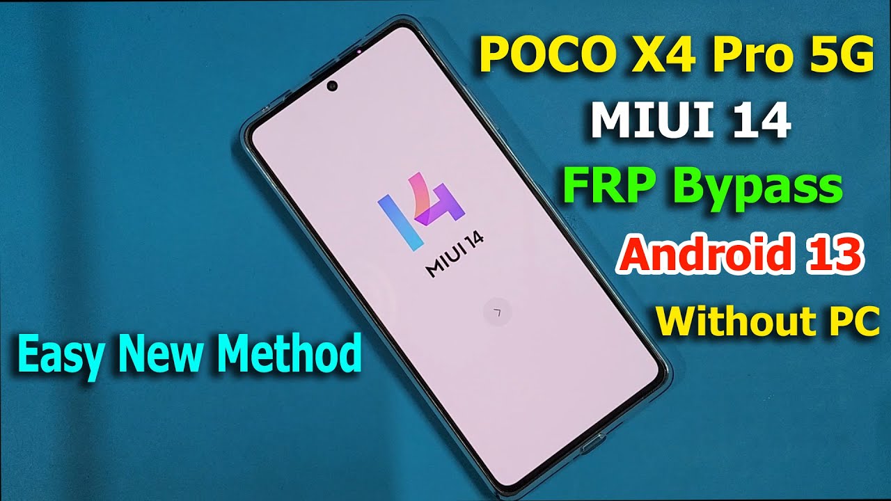 Poco X4 Pro 5G Frp Bypass MIUI 14 Without Pc | Redmi Poco X4 Pro 5G Frp Bypass MIUI 14 Without Pc | Redmi