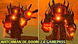 New Watchman Of Doom 2.0 W.o.d Gamep Morph In Battle Of Alliance Roblox Skibidi Toilet