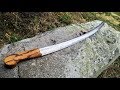 Forging a damascus Cossack sword (part2) / Forger un sabre Cosaque