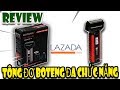 Review Tông Đơ cắt tóc dao cạo râu tỉa ria mũi Boteng Lazada | Văn Hóng
