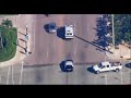 Raw: Police Van Believed to Have Bieber Inside
