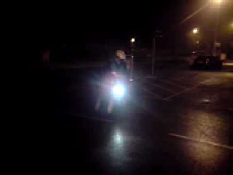 Peugeot Speedfight Rally Victories drifting round Tesco car park Lewis 