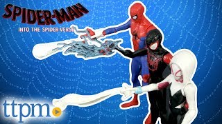Spider-Man Into The Spider-Verse Spider-Man, Spider-Gwen, Miles Morales, and Prowler Figures