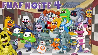 Five Nights At Freddys Noite 04 Sapo Brothers Fnaf Em Desenho Animado Com Den Freddy