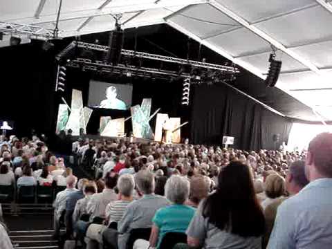 Alan Bennett opening @ Hay ON WYe