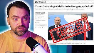 Trump - Putin Meeting Has Been Cancelled Ruzzia Plays Trump As He Is A Stupid Idiot