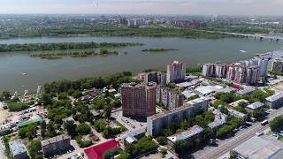 Видео Новосибирск с квадропоптера, ул Большевистская от V. Krestov, Большевистская улица, Новосибирск, Россия