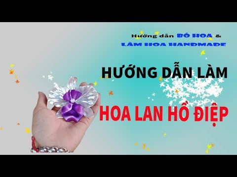 Hướng dẫn làm hoa lan hồ điệp pha lê | Cách làm hoa đá pha lê | Thanh Vân Flower