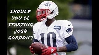 Fantasy Football Should You Be Starting Josh Gordon