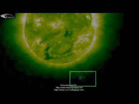 UFOs and anomalies in images of NASA satellites around the Sun - January 10, 2013.