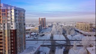 Видео АЭРО АНГАРСК: ЗИМА 2018 Ермак, Фестиваль, Социалистическая, Ленинградский проспект от Народный патруль Постовой, Ленинградская улица, Зима, Россия