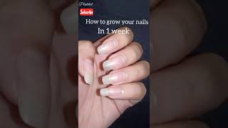 grow your nails in 7 day || first part #nailgrow #hack #short