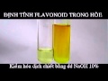 Flavonoid - Phản ứng Diazo hóa