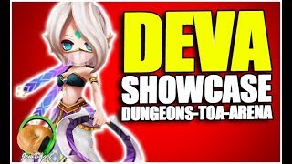 SUMMONERS WAR : DEVA the Light Chakram Dancer - PVP & PVE Showcase