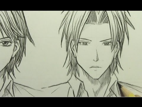 How to Draw Manga Faces [Part 2: SHONEN] - YouTube