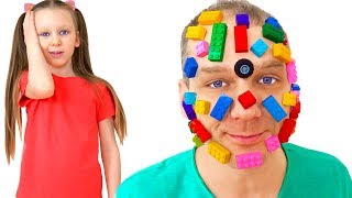 Видео Лиза и папа играют с лего и другие веселые истории от Lisa Toys, Папа, Венгрия