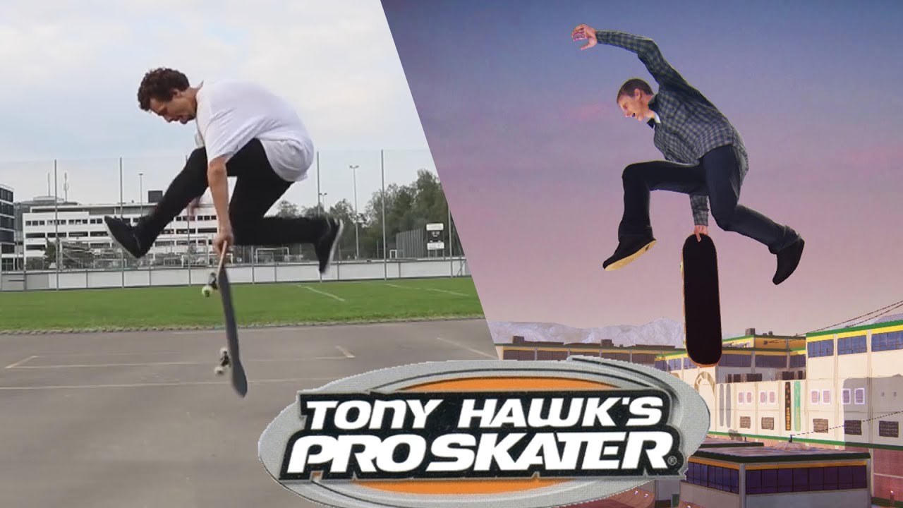Спэшл трюки из Tony Hawk's Pro Skater в реальной жизни.