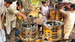 Amazing Restoration Transmission Of Caterpillar Dozer Which Failed During Operation