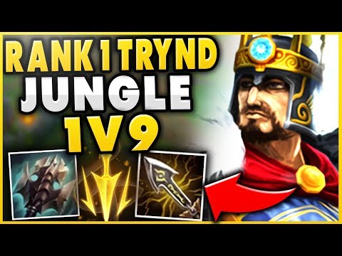#1 TRYND WORLD MURDERS TF BLADE, SCRUBNOOB *WITH JUNGLE TRYNDAMERE* FT. SHIPTHUR - League of Legends