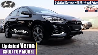 Hyundai Verna SXO 2019 Detailed Review with On Road Price,Features and Interior | Verna Top Model