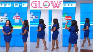 Felicia Combs Blue Workout No-Banner Solo Slow Motion Audio 6.12.21