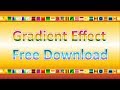 Gradient Effect in Corel Draw Free download by #msbgrafix