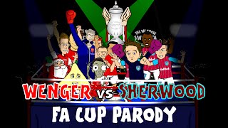 Fa Cup Final 2015 Wenger Vs Sherwood Rap Battle Parody Football Cartoon