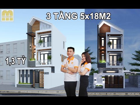 Mẫu nhà PHỐ 3 tầng HIỆN ĐẠI với NỘI THẤT cực đẹp | MAXHOME - Thiết kế thi công trọn gói.