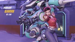 Dva Shoves Roadhog Off The Side Then Falls Off