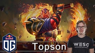 OG.Topson -VS- Arteezy - Ranked Match - OG Dota 2.