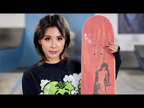 NANA LEARNS 5 BEGINNER SKATEBOARD TRICKS!