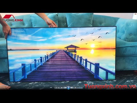 Tranh treo tường phong cảnh biển hoàng hôn