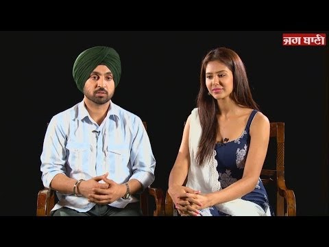 Exclusive interview with diljit dosanjh and sonam bajwa - Punjab...