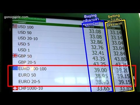 จะไปเที่ยวต่างประเทศ เวลาแลกเงิน ต้องดูช่องไหน / GoNoGuide Tips 97
